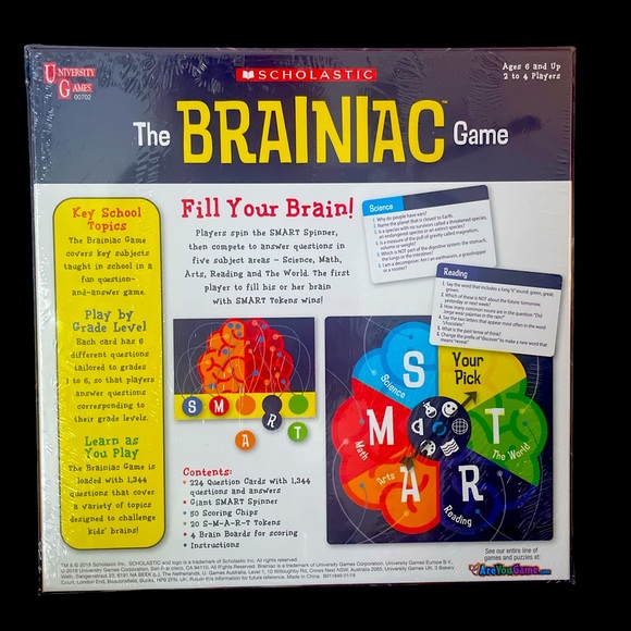 Brand NEW Brainiac Game! By Scholastic - Picture 2 of 2
